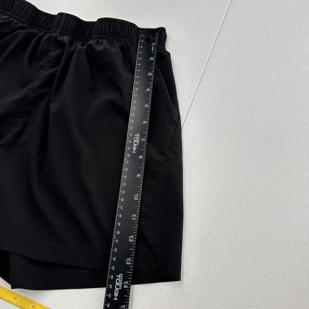 Athlio Mens Black Running Shorts Size S Breathable Polyester & Elastane Fabric W - Picture 5 of 10